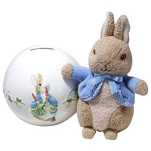 Peter Rabbit Money Box and Soft Toy