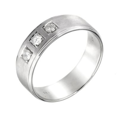 9ct white gold diamond ring - Product number 5749379