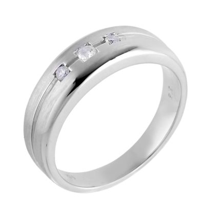 9ct white gold 12 point diamond ring - Product number 5749700