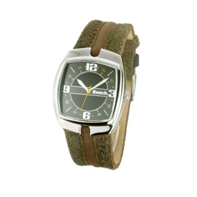 Bench Men's Brown Cracked Leather Strap