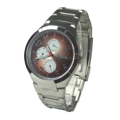 Bench Men's Round Brown Multi-dial Bracelet Watch