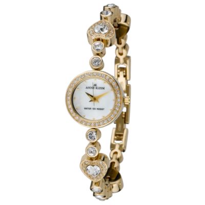 Anne Klein Gold Plated Stone-Set Bracelet Watch - Product number 5753813
