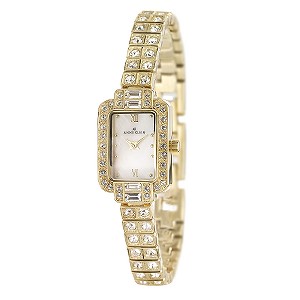 AK Anne Klein Anne Klein Ladies`Gold Plated Bracelet Watch