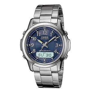 Casio Men` Wave Ceptor Bracelet Watch
