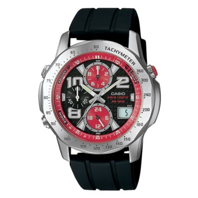 Men` Black Wave Ceptor Watch