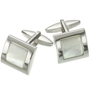 Square Mother of Pearl CufflinksSquare Mother of Pearl Cufflinks