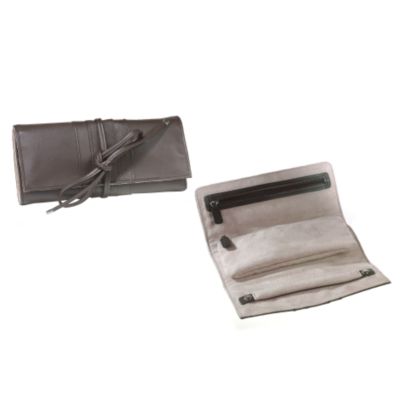 Chocolate leather jewellery wrap - Product number 5758556