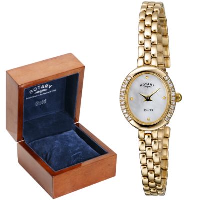 Rotary Ladies' 9ct Gold Bracelet Watch - Product number 5759943