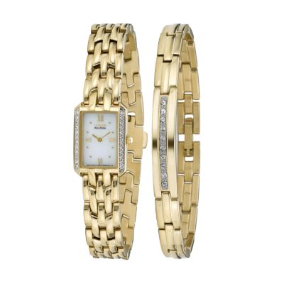 Citizen Eco-Drive ladies' Swarovski crystal watch and bracelet set - Product number 5761824