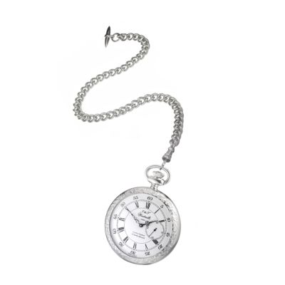 J & T Windmills Milton men's sterling silver pocket watch