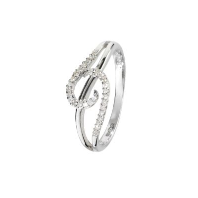 9ct white gold diamond ring - Product number 5783763