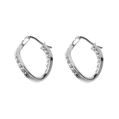 Sparkling Hoop Earrings