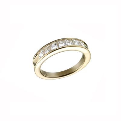 18ct gold one carat channel-set Leo Diamond ring - Product number 5788072