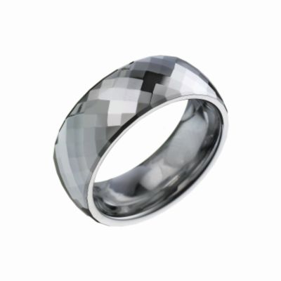 Men's Tungsten Multi-faceted Ring - Product number 5797357