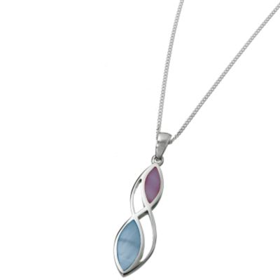 Sterling Silver Mother-of-Pearl Pendant