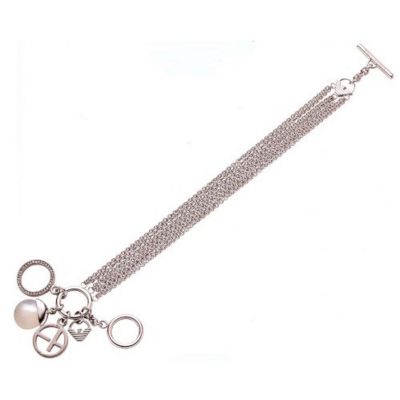 Emporio Armani sterling silver charm bracelet - Product number 5812763