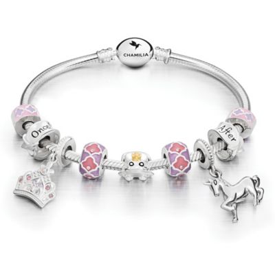Chamilia Sterling Silver Fairy tale Bracelet & Charms Set H.Samuel