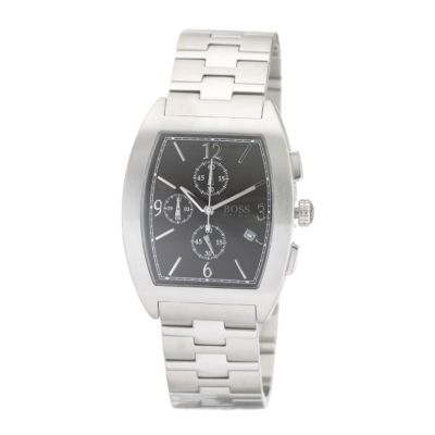 BOSS men's stainless steel chronograph bracelet watch