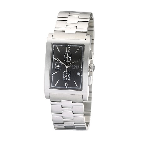 BOSS men's stainless steel chronograph bracelet watch