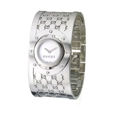 Gucci Twirl ladies' mother of pearl bangle watch - Product number 5838185