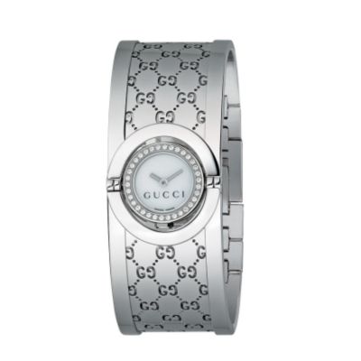 Gucci Twirl ladies' mother of pearl and 34 diamond watch