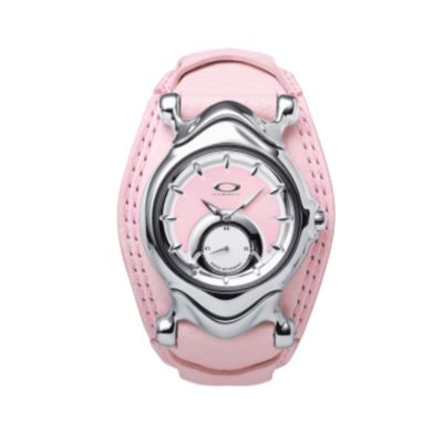 Oakley Jury ladies' pink leather strap watch