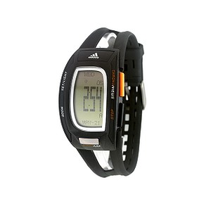 Adidas Pro Curve Men` Black Digital Strap Watch