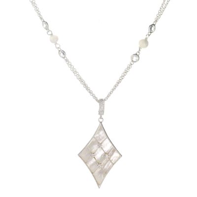 Sterling silver mother of pearl pendant