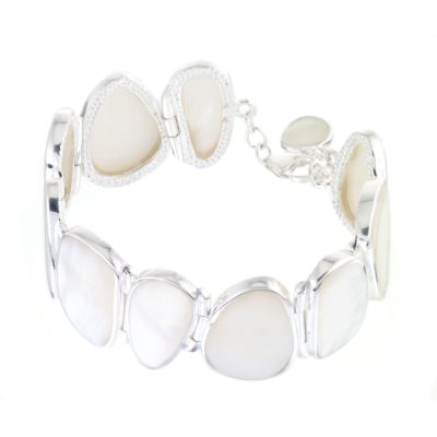 Sterling Silver & Mother Of Pearl Bracelet - Product number 5873509