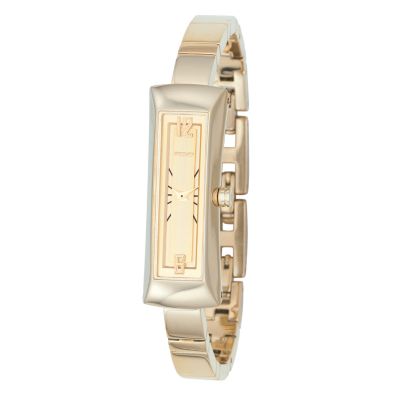 DKNY ladies' gold-plated bracelet watch