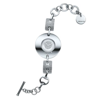 DKNY ladies' stainless steel Swarovski crystal bracelet watch - Product number 5894883