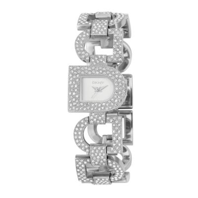 DKNY ladies' stainless steel Swarovski crystal bracelet watch - Product number 5894913