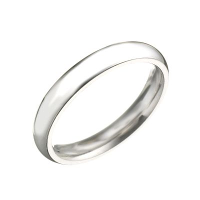 Unisex Palladium 3mm Wedding Ring
