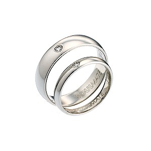 Soulmate Platinum Diamond Wedding Ring Set