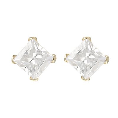 9ct Yellow Gold Cubic Zirconia Stud Earrings - Product number 5909066