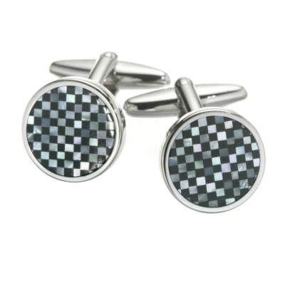 Onyx and Mother of Pearl Cufflinks - Product number 5918553