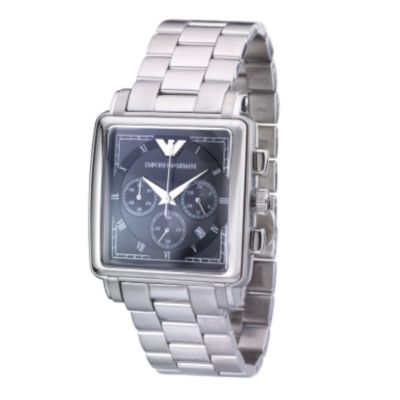 armani rectangular watches