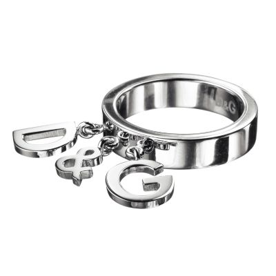 D&G stainless steel charm ring