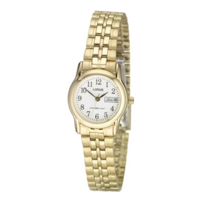 Lorus Ladies' Gold-plated Bracelet Watch