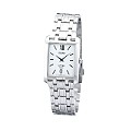 Seiko Men's Rectangular White Dial Bracelet Watch