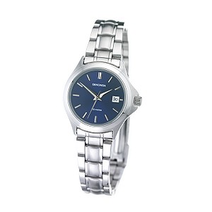 Sekonda Ladies`Round Blue Dial Bracelet Watch