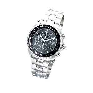 Men` Navy and Black Dial Chronograph Watch