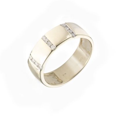 9ct gold diamond wedding ring