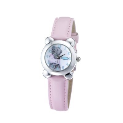 JK Girl` Me To You Teddy Bear Pink Leather Strap Watch
