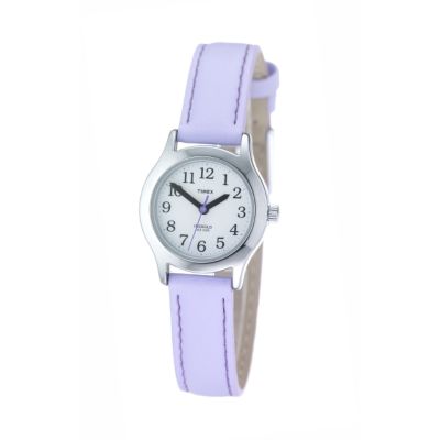Timex Girl` Lilac Strap Watch