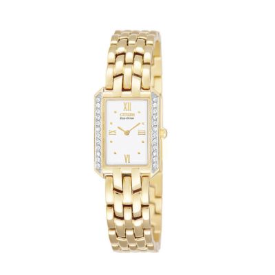 Citizen Eco-drive Ladies' Gold-plated Bracelet Watch