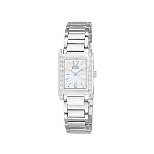 Eco-Drive Ladies`Diamond Bracelet Watch