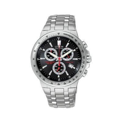 Eco-Drive Men Chronograph Bracelet Watch