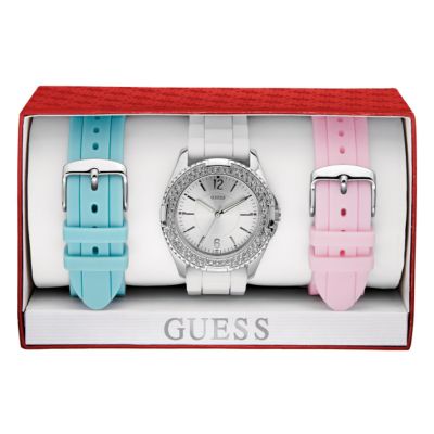 Guess Ladies`Interchangeable Strap Watch