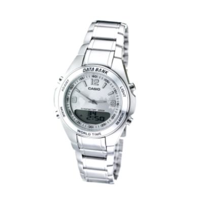 Men` Anadigital World Time Bracelet Watch